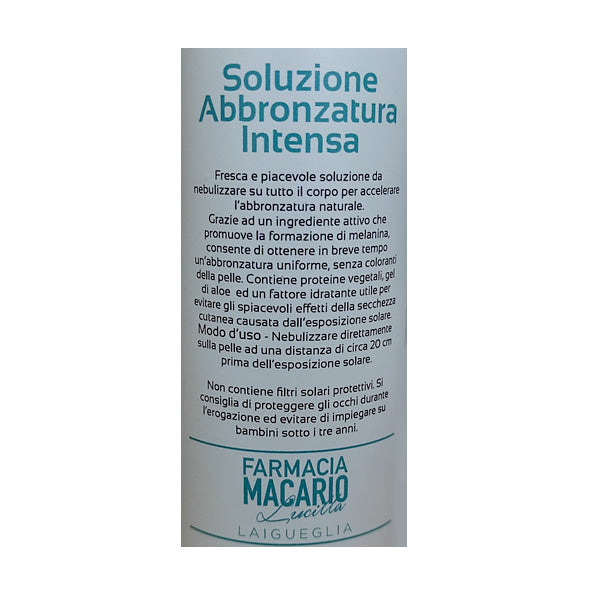 Soluzione abbronzatura intensa